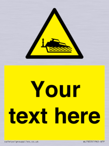 Custom warning grounding cruiser on lock cill